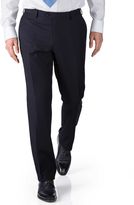 Thumbnail for your product : Charles Tyrwhitt Navy slim fit twill business suit pants