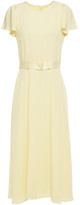 Thumbnail for your product : Goat Jewel Belted Satin-crepe Midi Dress
