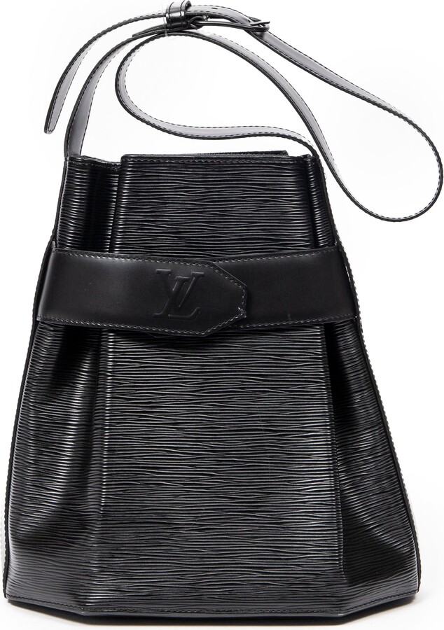 Louis Vuitton Sac D'epaule Twist Bucket Hobo Noir with Pouch