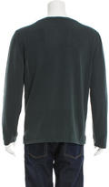 Thumbnail for your product : Hermes Pullover Striped Front Sweater