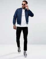 Thumbnail for your product : Fred Perry Tipped Bomber Jacket In Dark Blue