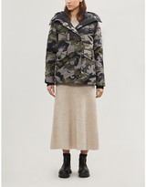 Thumbnail for your product : Canada Goose Rideau camouflage-print hooded shell-down jacket