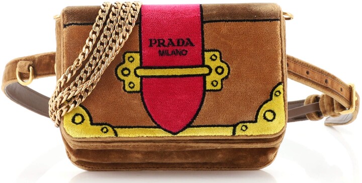 Prada Velvet Handbags | Shop The Largest Collection | ShopStyle