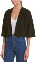 Thumbnail for your product : Alice + Olivia Marjory Suede Cardigan