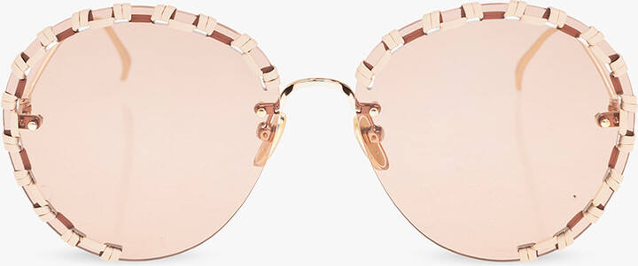 Women's Zuko Sunglasses In Rose Gold/Grey Pink Beige