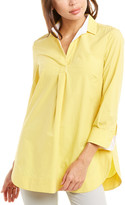 Thumbnail for your product : Piazza Sempione Open Placket Tunic Top