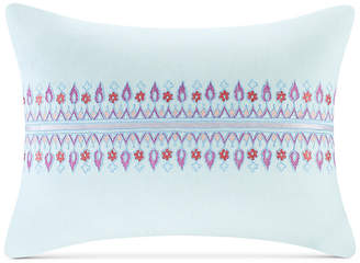 Echo Sofia 12" x 16" Embroidered Cotton Oblong Decorative Pillow