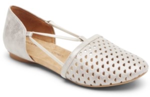 perforated flats women's shoes