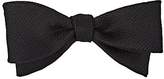 Thumbnail for your product : Title of Work TITLE OF WORK MEN'S MACRO MESH SILK BOW TIE - BLACK
