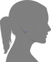 Thumbnail for your product : Macy's 14k White Gold Earrings, Sapphire Stud (1-1/10 ct. t.w.)