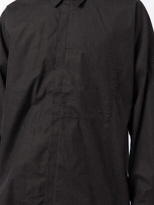 Attachment Long-Sleeved Concealed Shirt