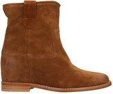 Thumbnail for your product : Julie Dee Ankle Boots In Leather Color Suede