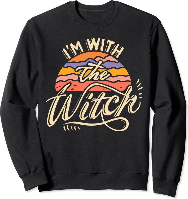 Funny Witch Halloween Shirt For Men Women Kids Halloween Shirts For Men I'm  With The Witch Funny Halloween Sweatshirt - ShopStyle T-shirts