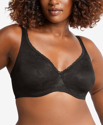 Bali Double Support Tailored Wireless Lace Up Front Bra 3820 - ShopStyle