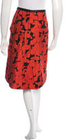 Thumbnail for your product : Oscar de la Renta Embellished A-Line Skirt