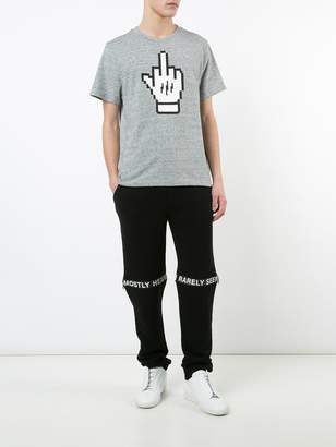 Mostly Heard Rarely Seen 8-Bit Middle Finger T-shirt