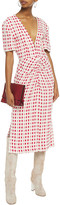 Thumbnail for your product : Proenza Schouler Ruched Jacquard-knit Midi Dress