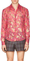 Thumbnail for your product : Gucci Men's Floral Silk-Blend Shirt