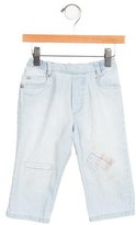 Thumbnail for your product : Christian Dior Girls' Patchwork Wide-Leg Jeans