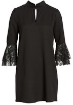 Thumbnail for your product : Everly Women's Lace Trim Bell Sleeve Dress