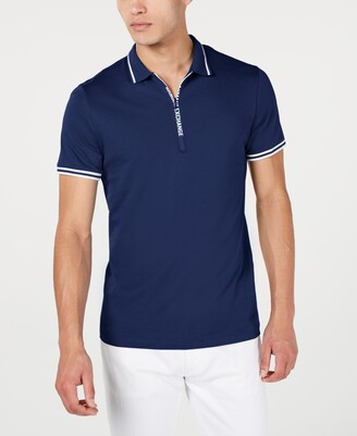 AX Armani Exchange Men's Fixed Cotton Jersey Polo T-shirt - ShopStyle