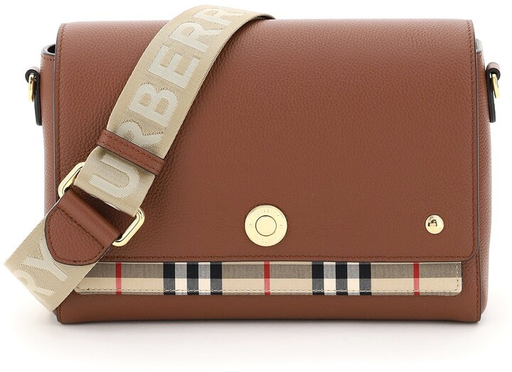 Burberry Note Vintage Check Crossbody Bag ShopStyle