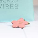 Thumbnail for your product : Nest 'Love Life' Pale Pink Daisy Keyring