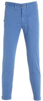 Jeckerson Men's Blue Cotton Pants.