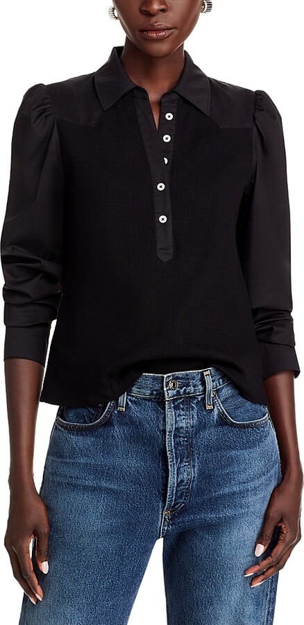 Single Thread Mixed Media Top