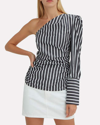 Maggie Marilyn Maggie Marilyn A Little After Ten One Shoulder Blouse