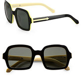 Thumbnail for your product : Karen Walker Cabbie Square Acetate Sunglasses
