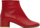 Thumbnail for your product : MM6 MAISON MARGIELA Red Anatomic 45 Boots