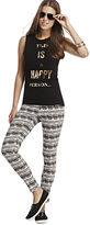 Thumbnail for your product : Wet Seal Tribal Print Skinny Pants