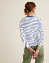 Thumbnail for your product : Marks and Spencer Pure Cotton Regular Fit Long Sleeve Top