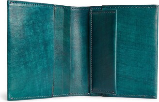 Paul Smith Shadow-Stripe Leather Bi-Fold Wallet - Black