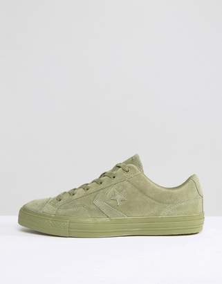 Converse Star Player Sneakers In Green 155403c