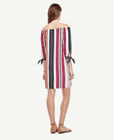 Thumbnail for your product : Ann Taylor Striped Off The Shoulder Dress