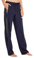 Thumbnail for your product : La Perla Moonlight Tulle-Trimmed Silk Crepe De Chine Pajama Pants
