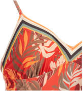 Thumbnail for your product : MinkPink Women's Monsoon Leaves Splice One Piece Swimsuit