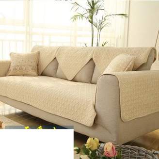 FDJKGFHGFCGDFGDG Cotto sofa cover protector,Fabric dust-proof couch [witer] Simple moder Ati-slip sofa slipcovers Four seasos uiversal Sofa cover for livig room