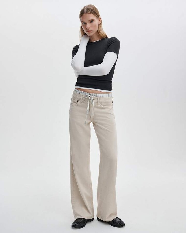 Rag & Bone Saige Relaxed Straight Boxer Jeans