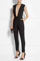 Thumbnail for your product : Pedro del Hierro Madrid Crepe and guipure lace jumpsuit