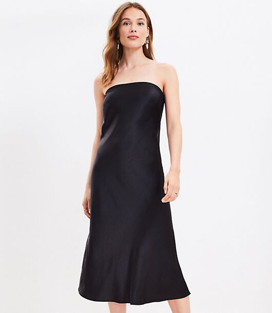 black satin dress to wear with turtleneck 