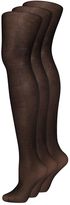Thumbnail for your product : Evans 3 Pack Black 20 Denier Tights