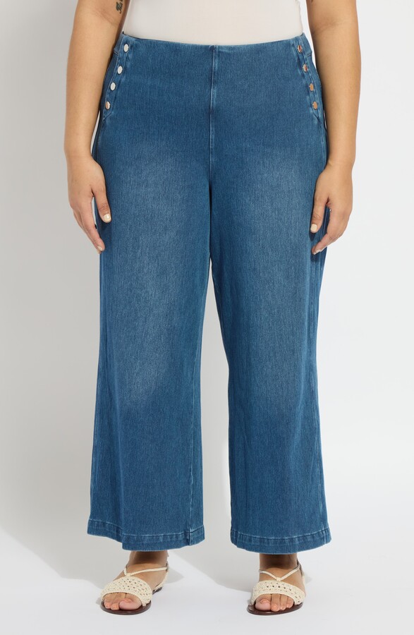 Mallory Sailor High Waist Wide Leg Jeans