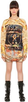 Moschino Fresco Print Cotton Jersey T-Shirt Dress