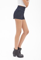 Thumbnail for your product : Forever 21 high-waisted denim shorts