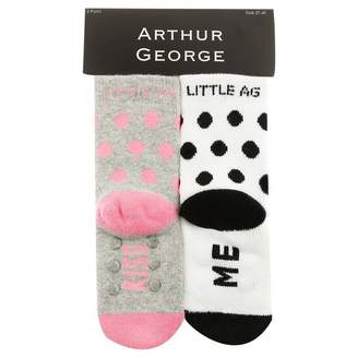Arthur GeorgeGirls Kiss Me Socks Set (2 Pack)