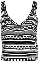 Thumbnail for your product : Alice + Olivia Sandrine Crochet Crop Tank