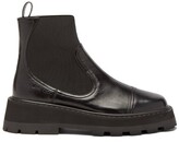 Thumbnail for your product : Jimmy Choo Clayton Raised-sole Leather Chelsea Boots - Black